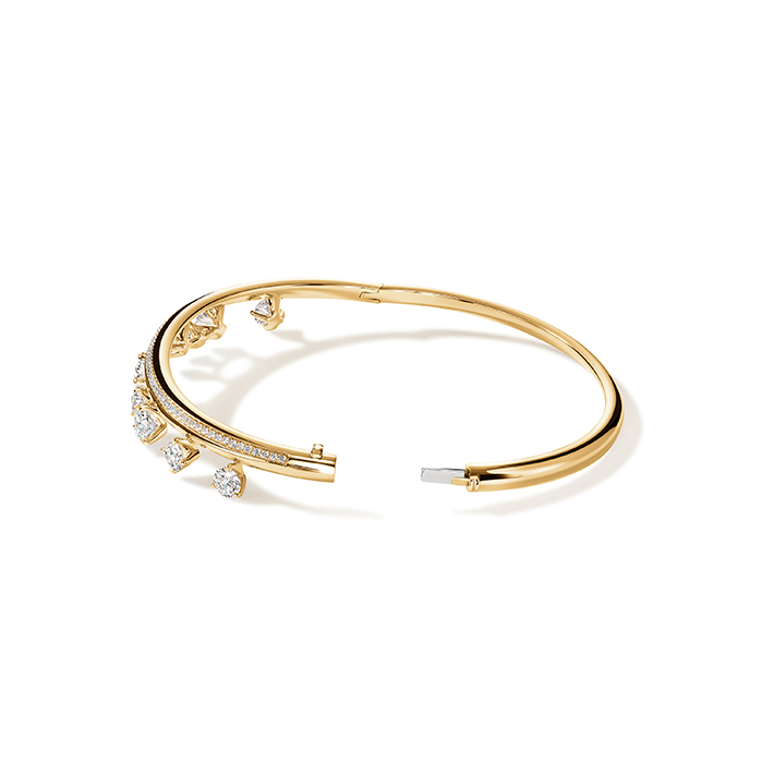 Barre Floating Diamond Pave Bangle