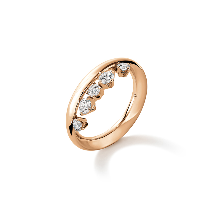 Barre Floating Diamond Ring